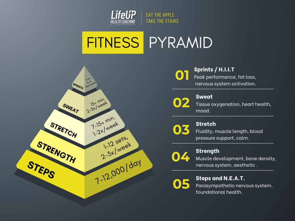 The Fitness Pyramid: A Little of Everything Goes a Long Way